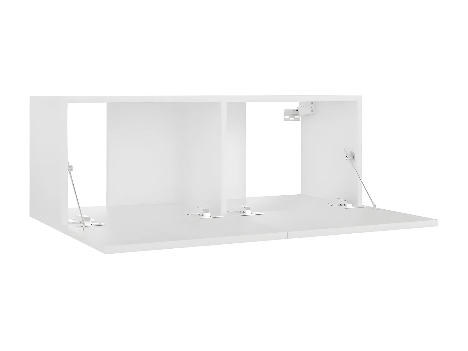 Mueble TV blanco 80x30x30 cm Madera contrachapada