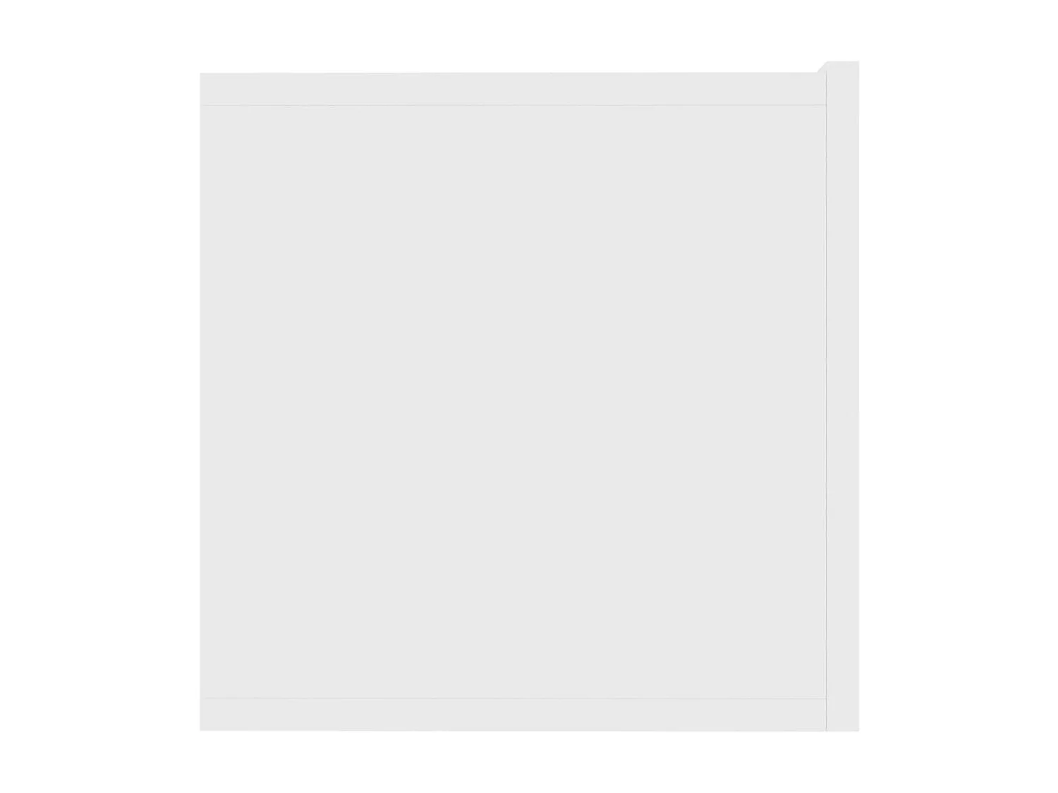 Meuble TV Blanc 80x30x30 cm Bois d'ingénierie