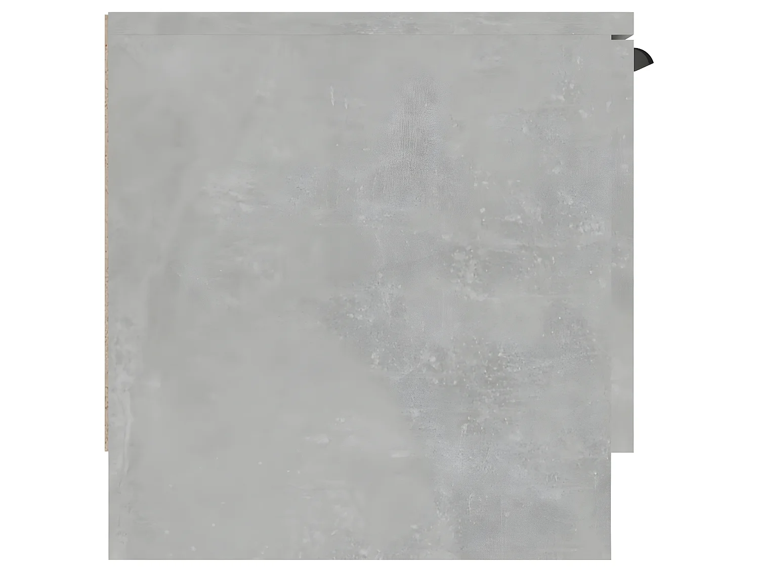 Meuble TV Gris béton 102x35x36,5 cm Bois d'ingénierie