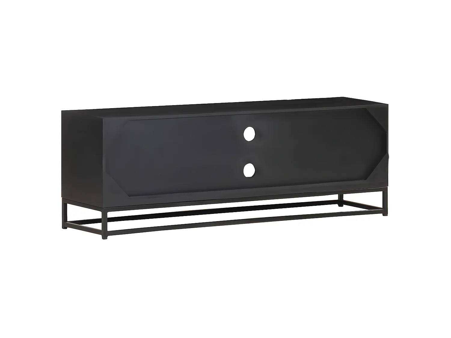 Meuble TV 120x30x40 cm Bois massif de manguier