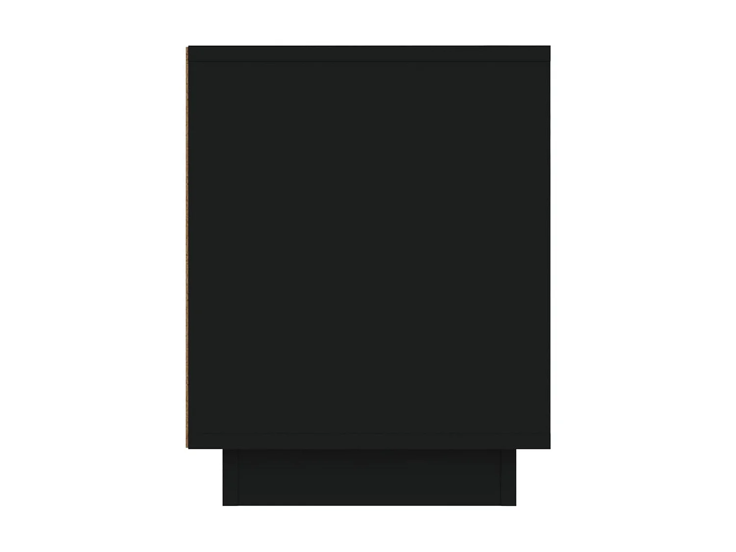 Meuble TV noir 102x35x45 cm bois d'ingénierie