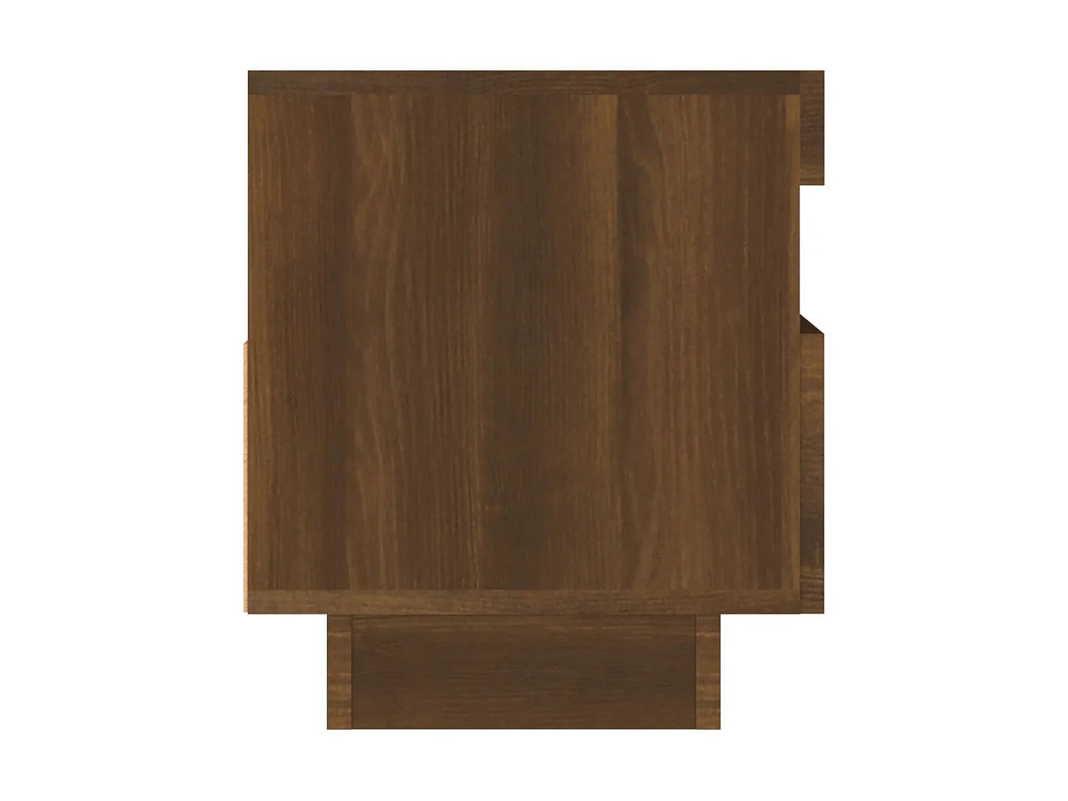 Móvel de TV com luzes LED carvalho castanho 80x35x40 cm