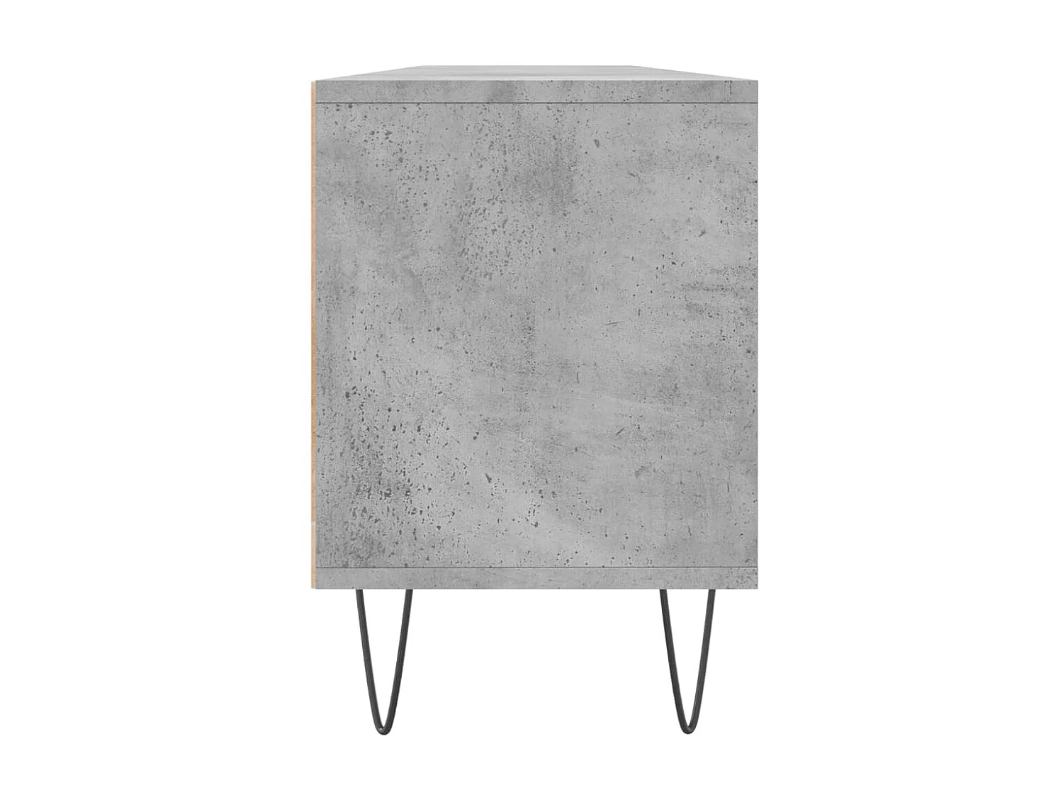 Mobile TV grigio cemento 150x30x44,5 cm in derivati del legno