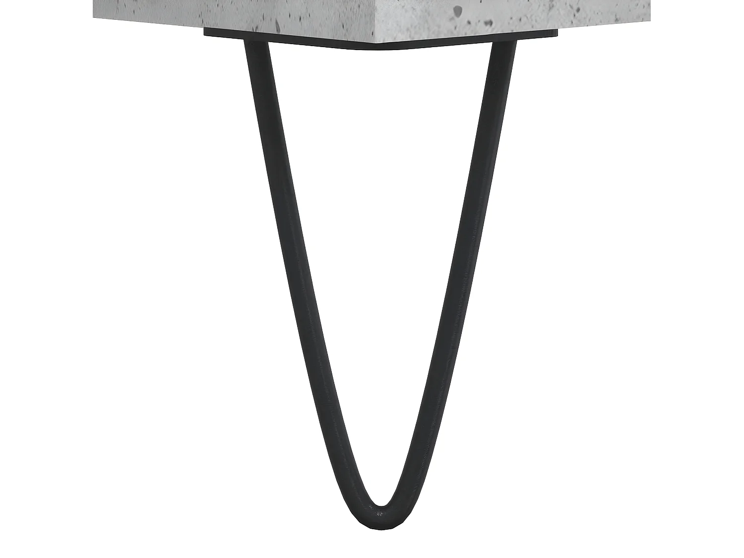 Meuble TV gris béton 150x30x44,5 cm bois d'ingénierie