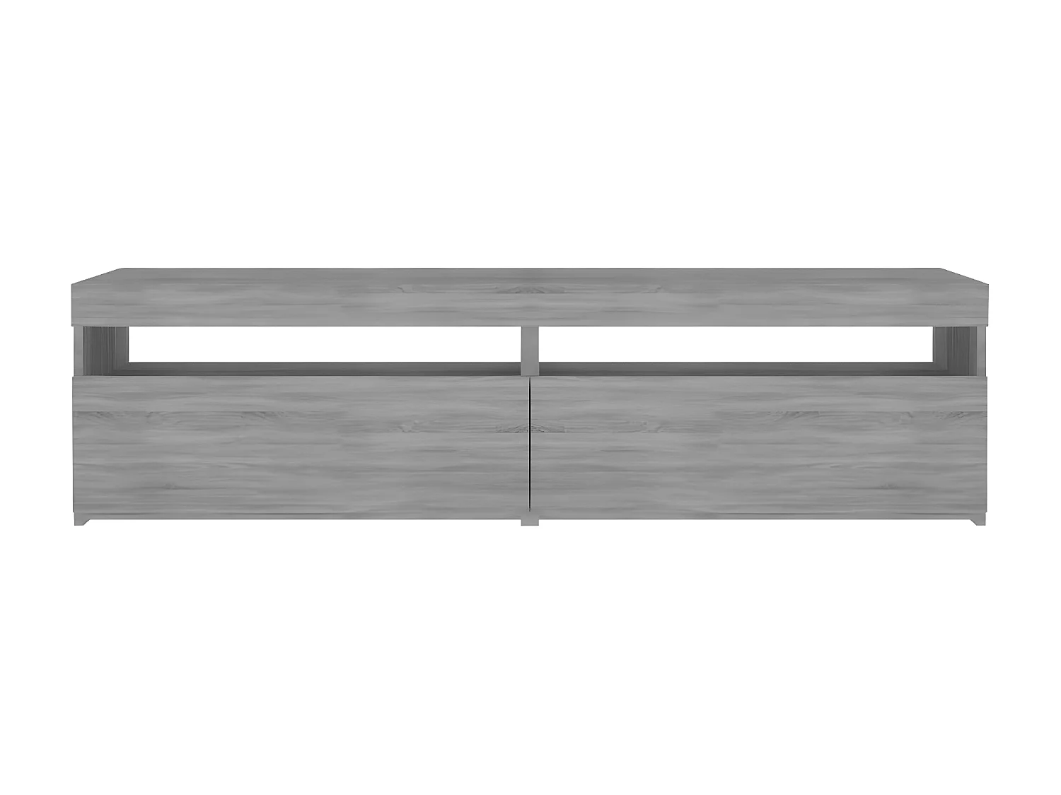 Móveis de TV com luzes LED 2 unidades cinza Sonoma 75x35x40 cm