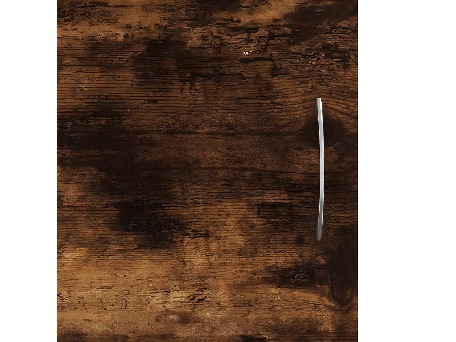 Meuble TV chêne fumé 102x30x37,5 cm bois d'ingénierie