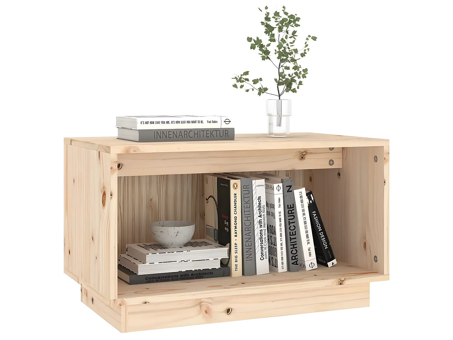 Meuble TV 60x35x35 cm Bois de pin massif