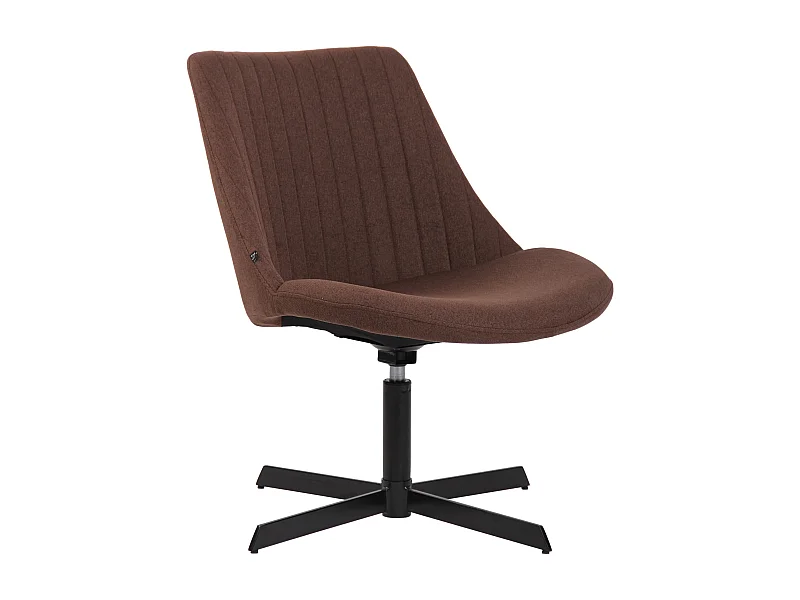 Chaise longue - Tissu & Antique clair - Marron - Granby