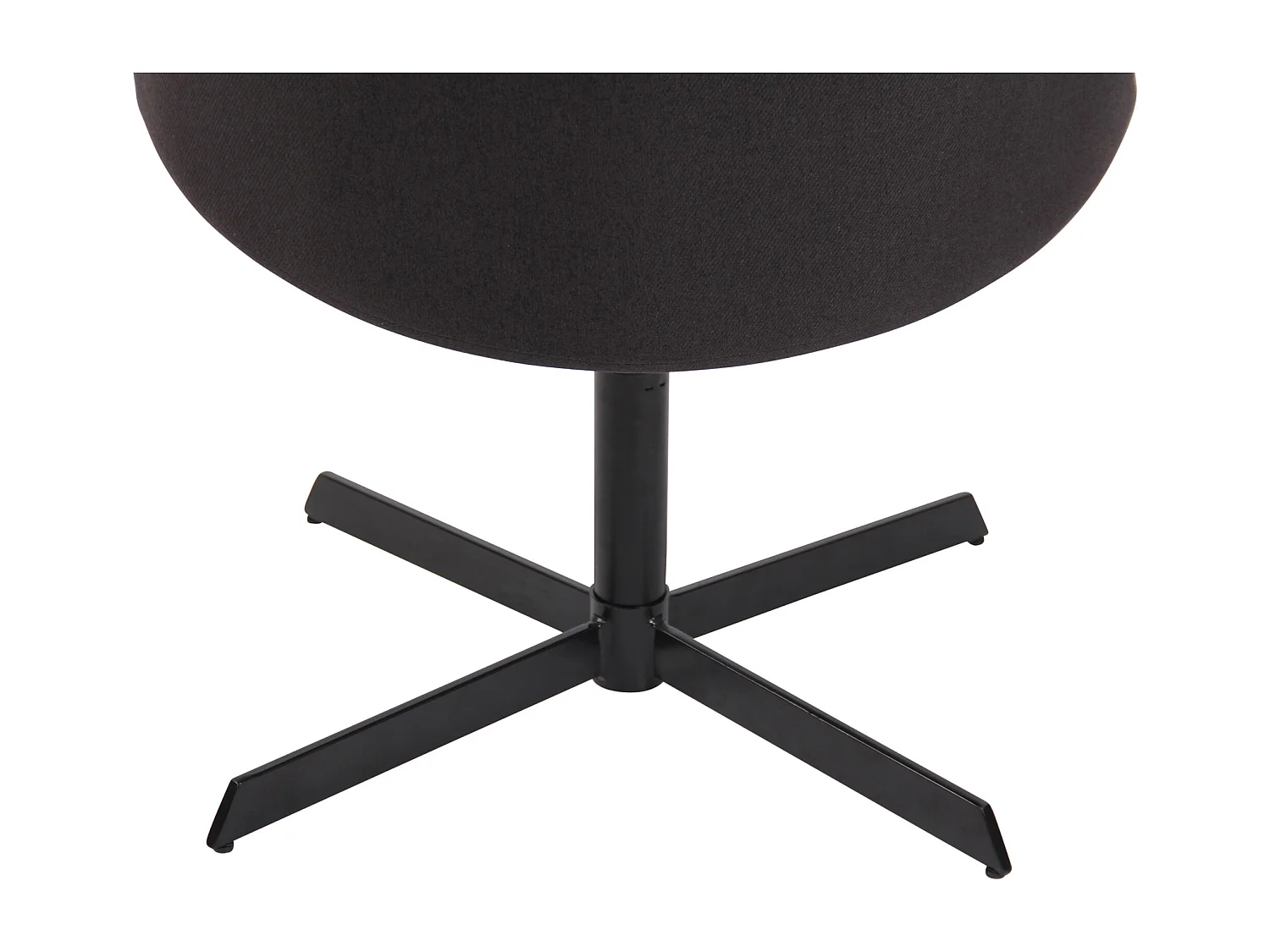 Chaise longue - Tissu & Antique clair - Noir - Granby