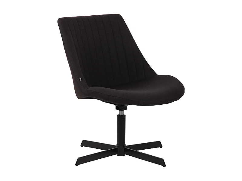 Chaise longue - Tissu & Antique clair - Noir - Granby