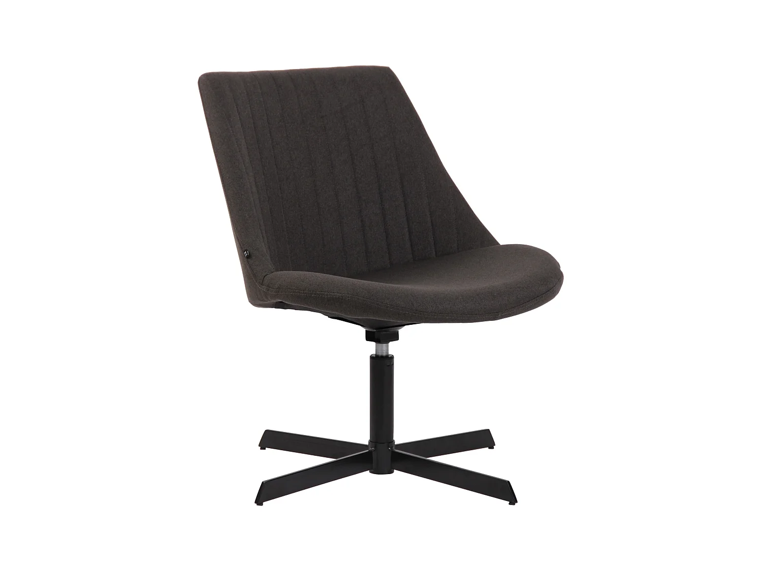 Chaise longue - Tissu & Antique clair - Gris foncé - Granby