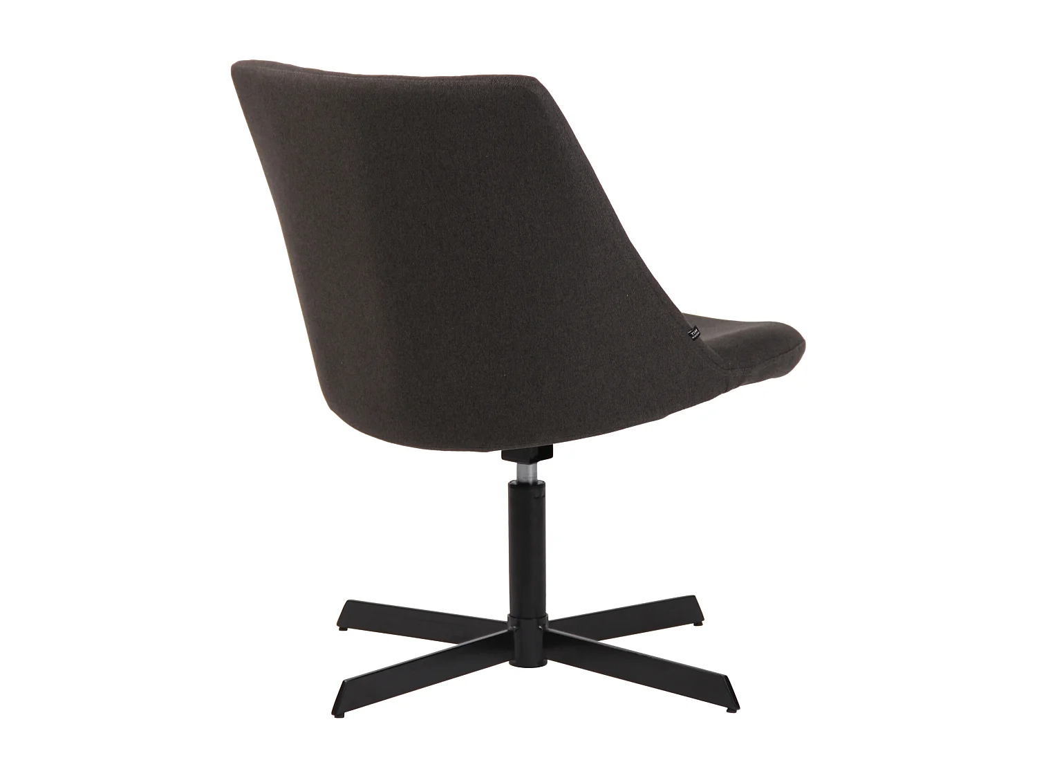 Chaise longue - Tissu & Antique clair - Gris foncé - Granby