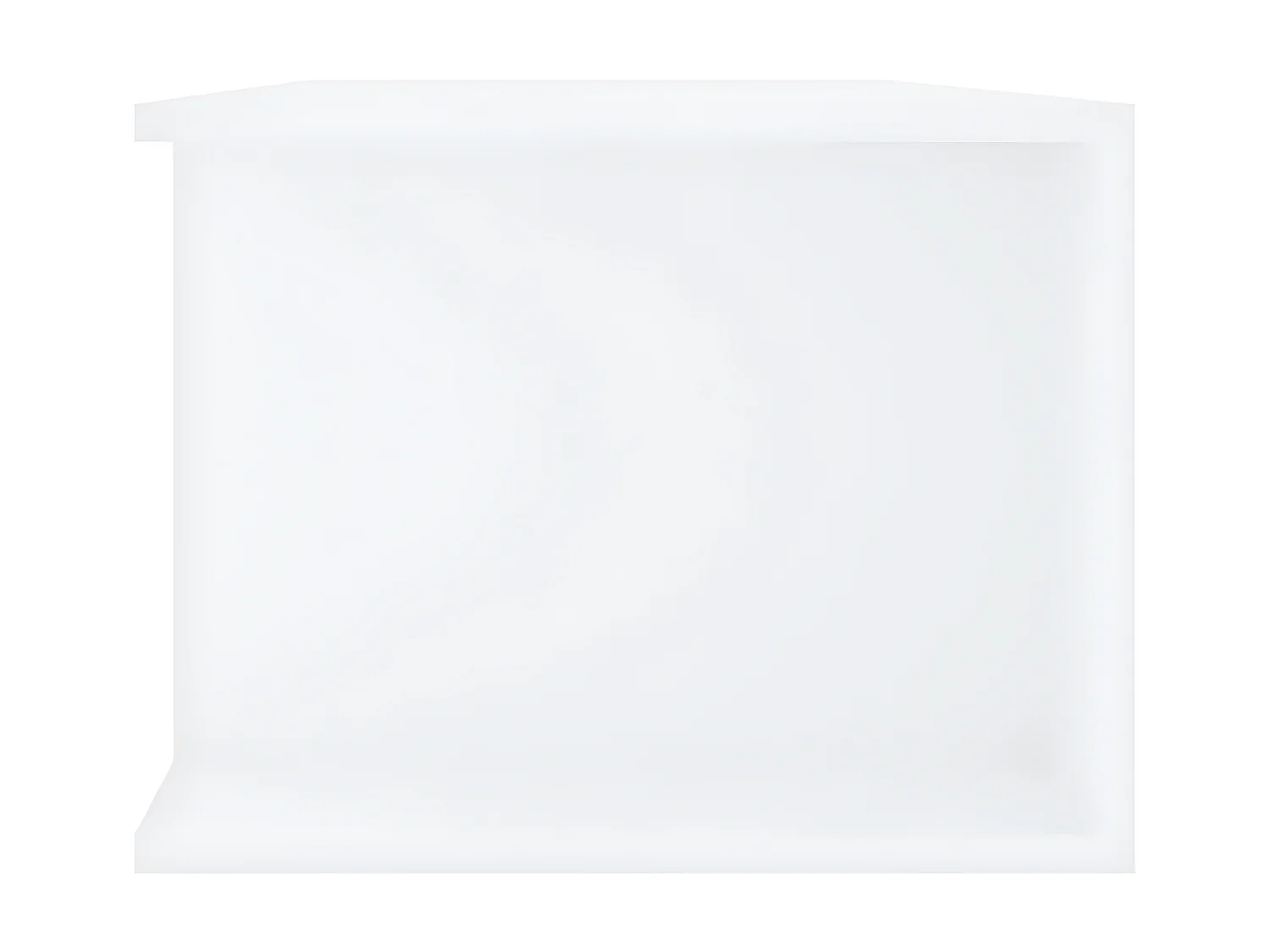 Meuble TV avec lumières LED blanc 135x39x30 cm