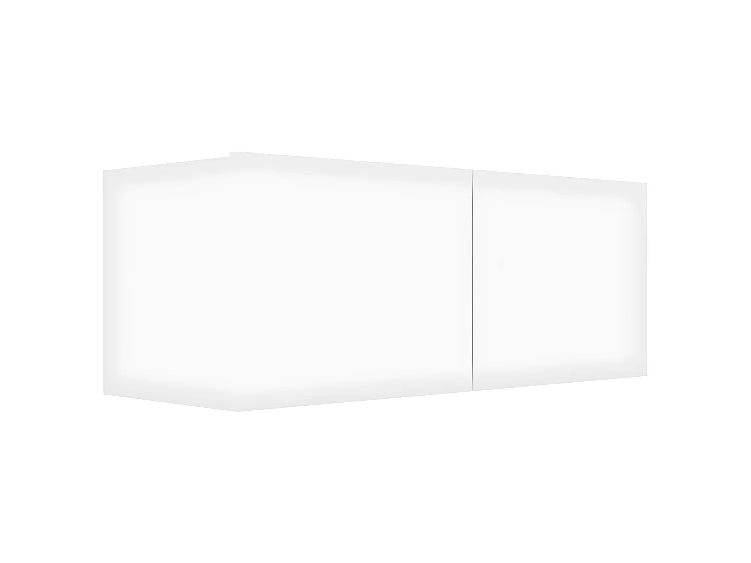 Mobile TV 4 pz Bianco 80x30x30 cm Truciolare