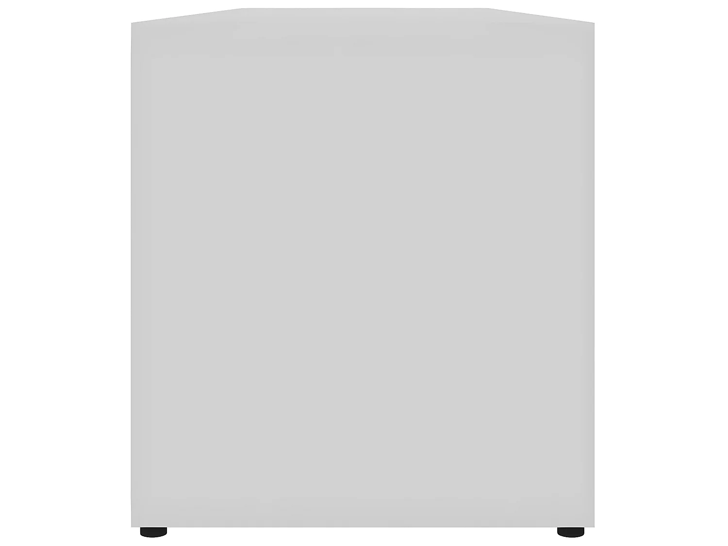 Meuble TV Blanc 120x34x37 cm Bois d'ingénierie