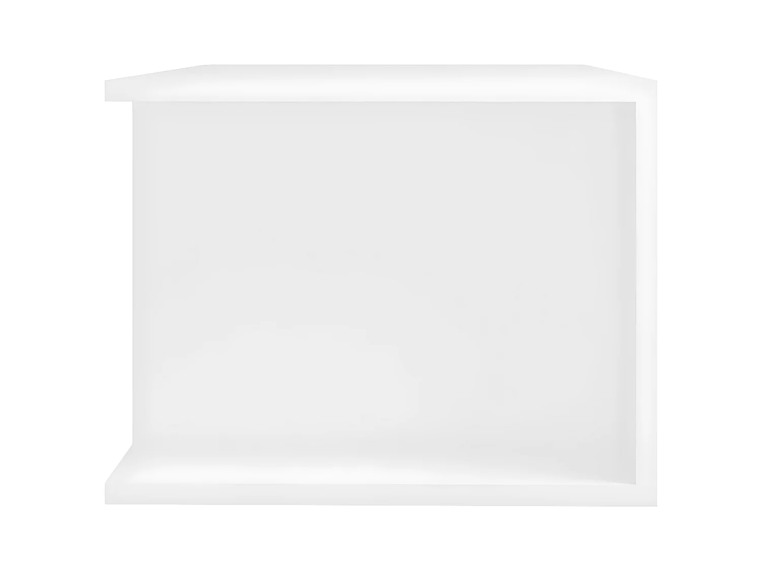 Meuble TV avec lumières LED Blanc 90x39x30 cm