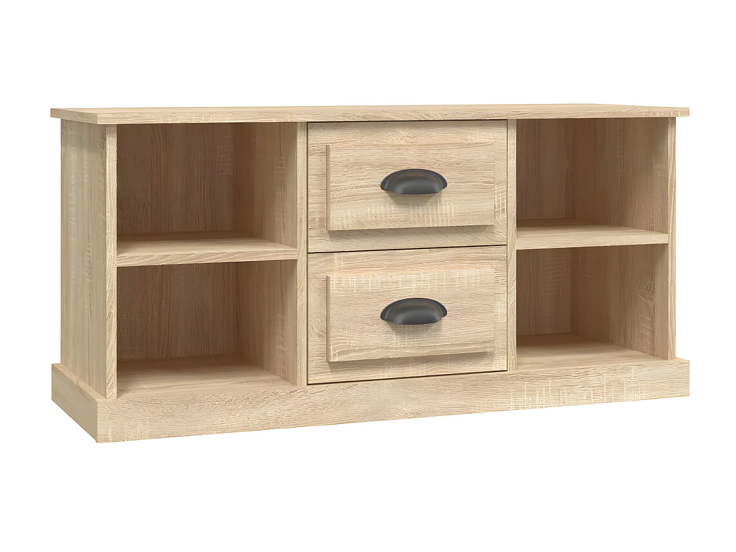 Meuble TV chêne sonoma 99,5x35,5x48 cm bois d'ingénierie