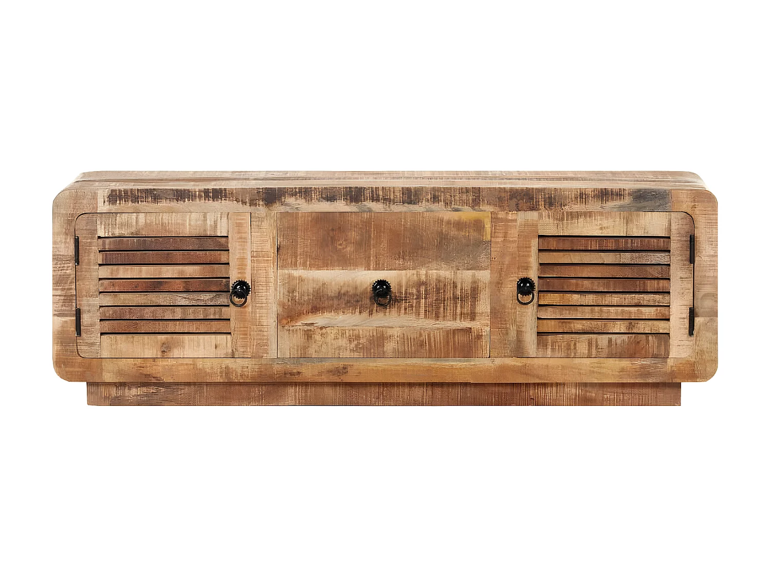 Mueble TV 120x30x40 cm Madera de mango en bruto