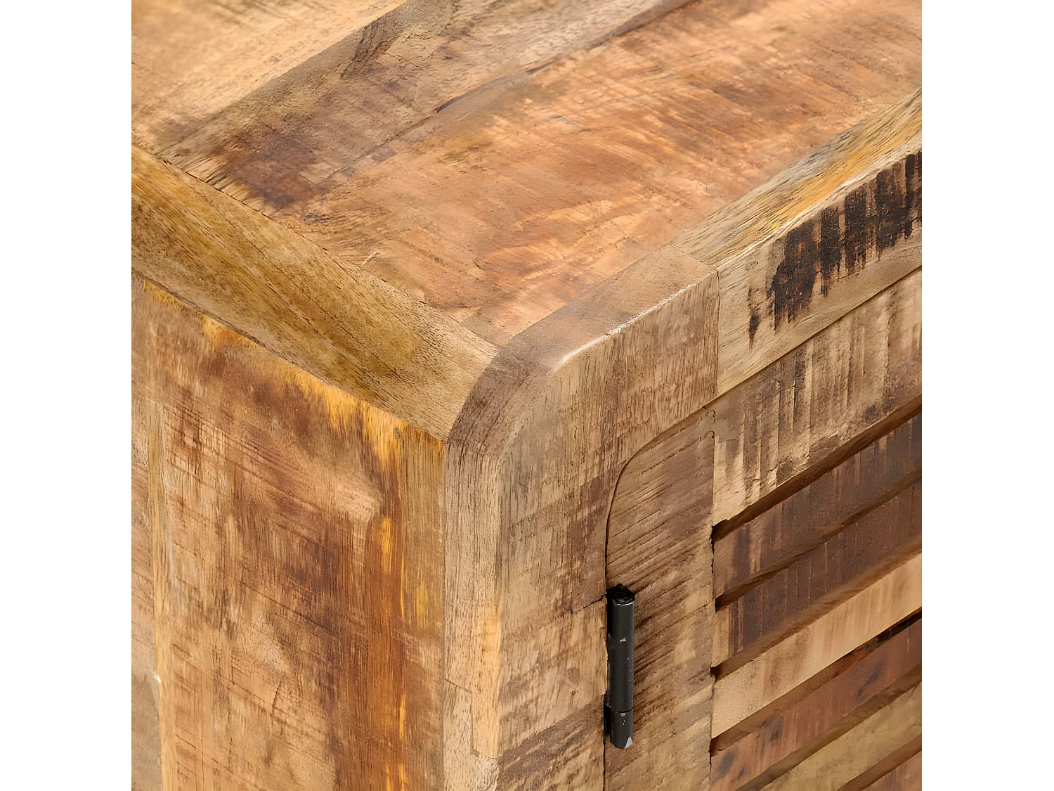 Meuble TV 120x30x40 cm Bois de manguier brut