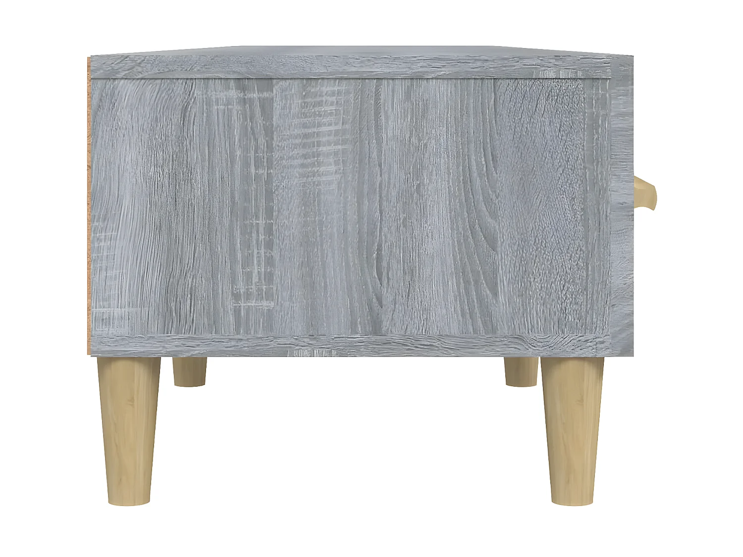Meuble TV Sonoma gris 150x34,5x30 cm Bois d'ingénierie