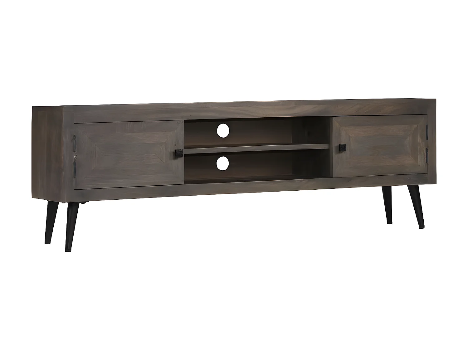 Meuble TV Bois massif de manguier 140 x 30 x 45 cm