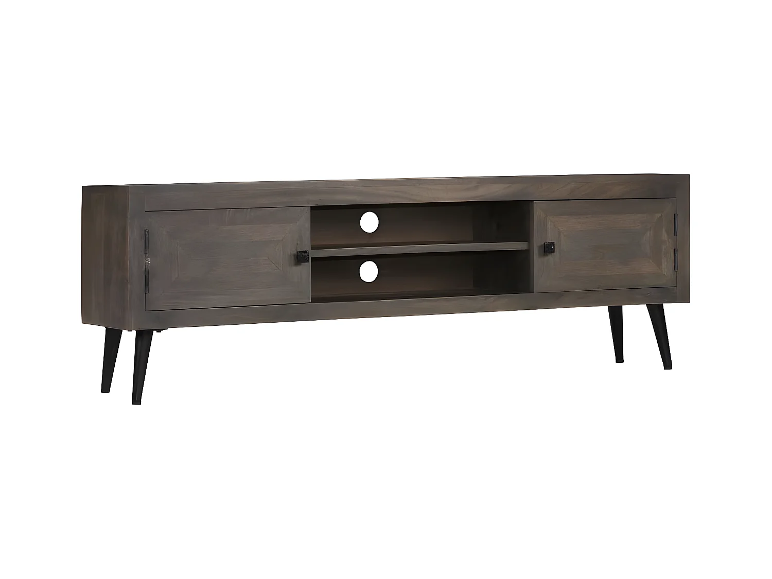 Meuble TV Bois massif de manguier 140 x 30 x 45 cm