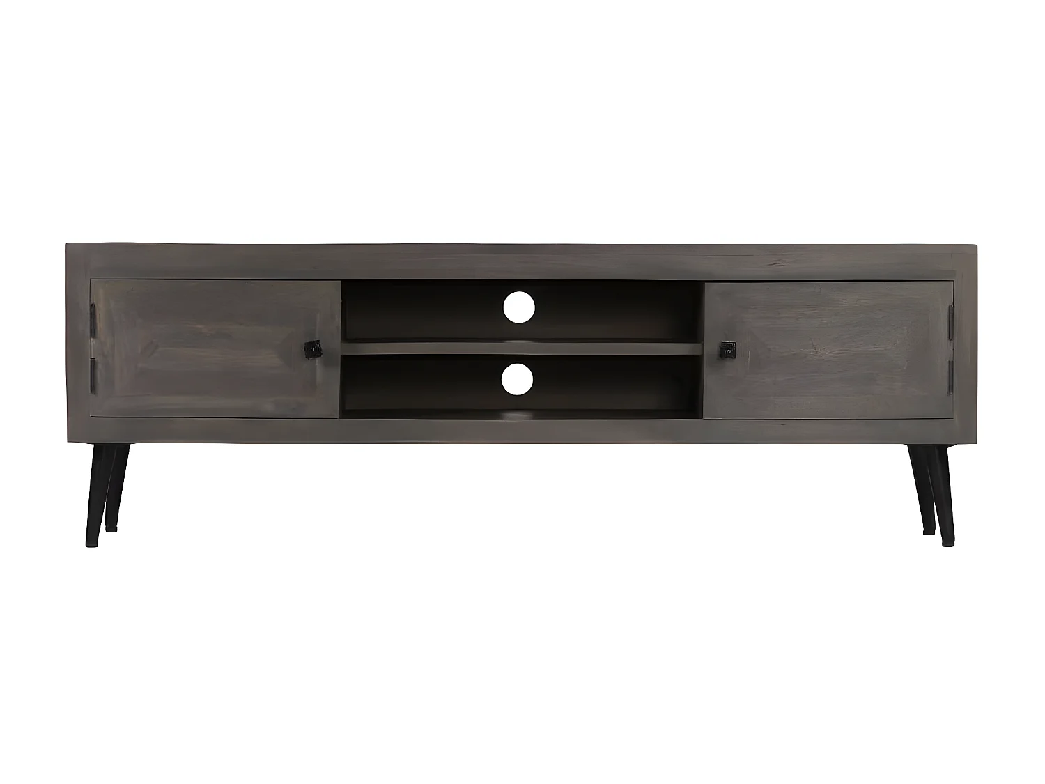 Meuble TV Bois massif de manguier 140 x 30 x 45 cm