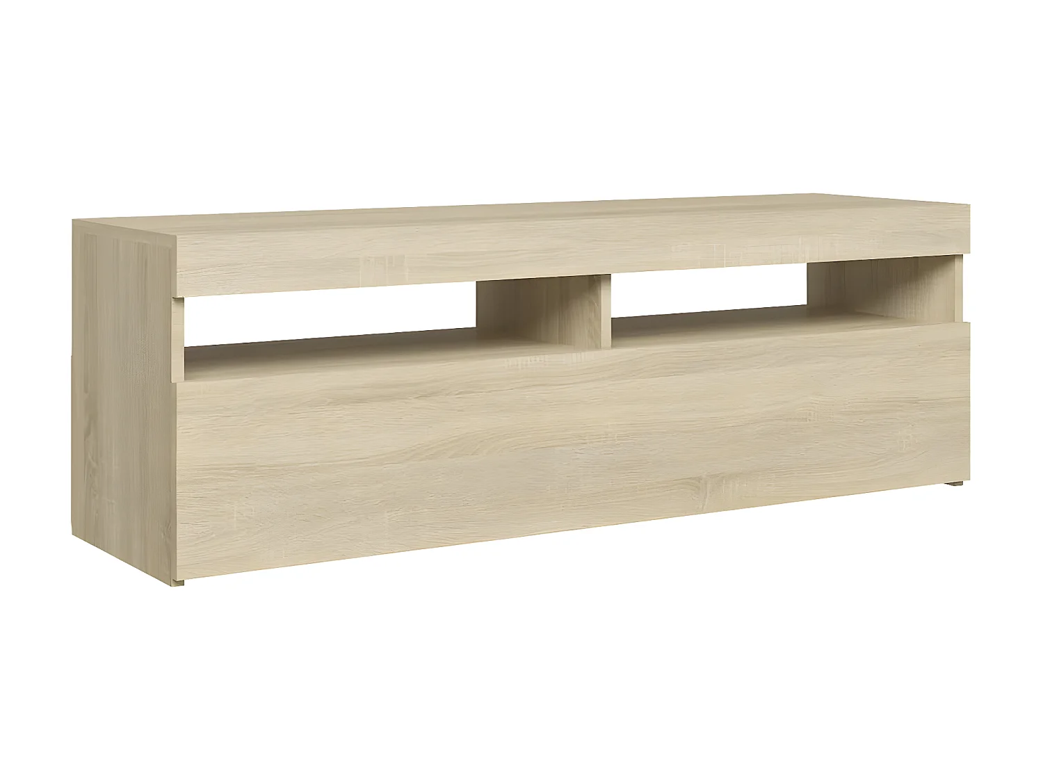 Mobile TV con luci LED rovere sonoma 120x35x40 cm