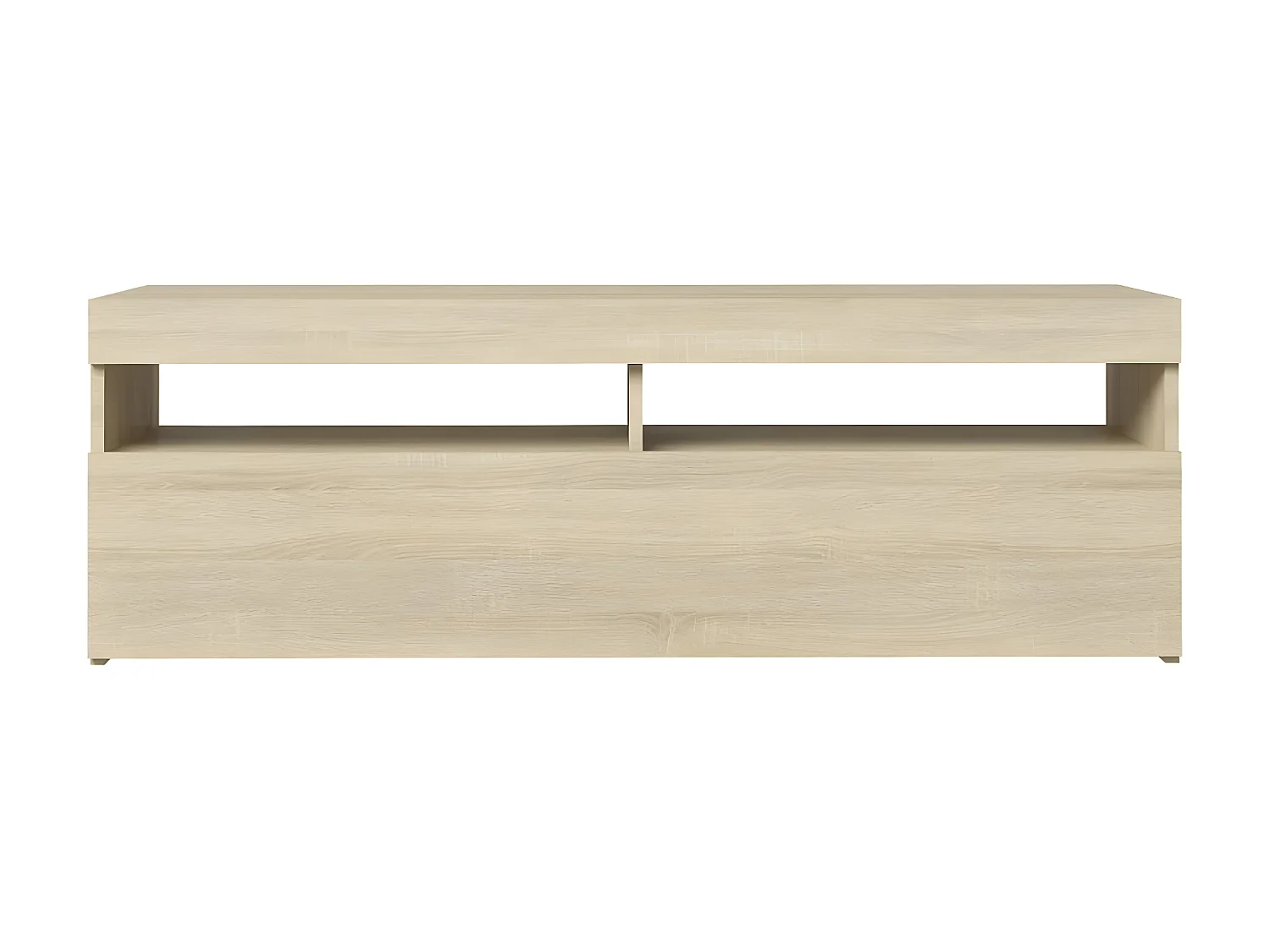 Meuble TV avec lumières LED chêne sonoma 120x35x40 cm