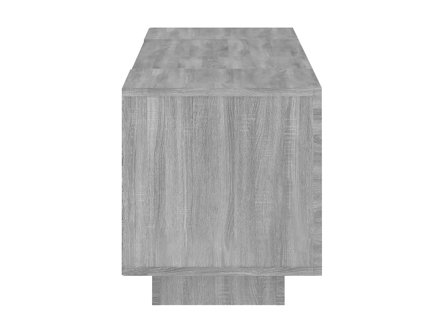 Meuble TV avec lumières LED Sonoma gris 160x35x40 cm