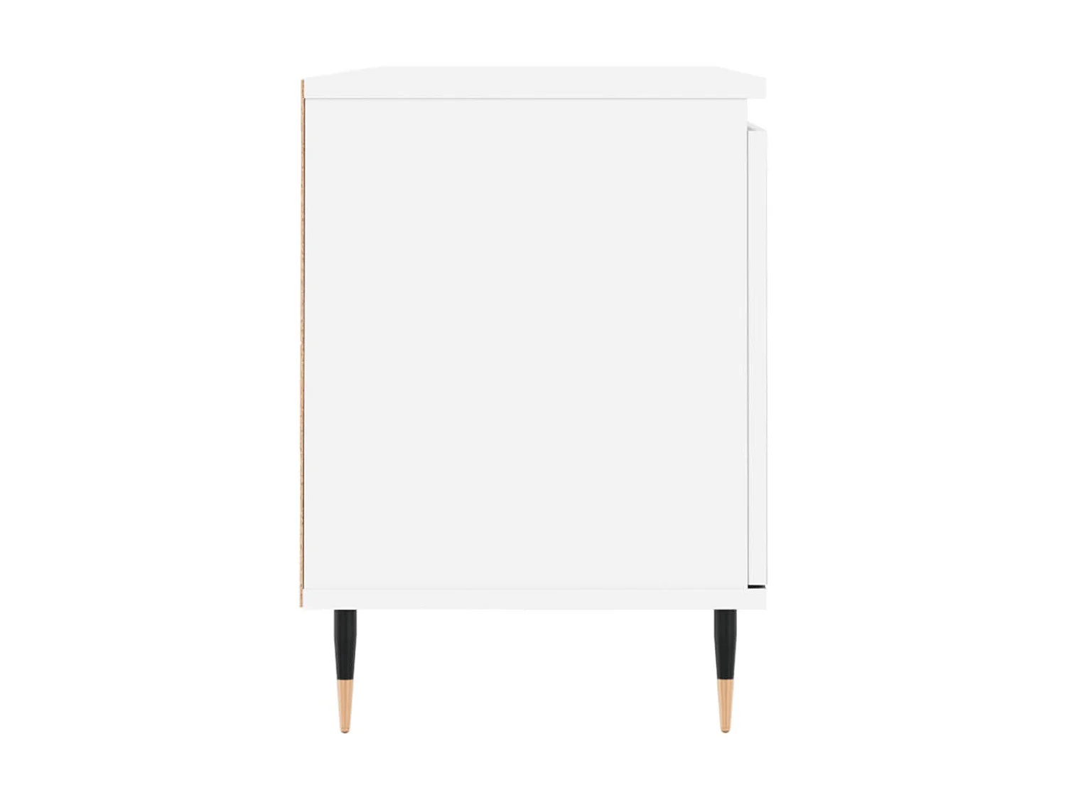 Meuble TV blanc 104x35x50 cm bois d'ingénierie