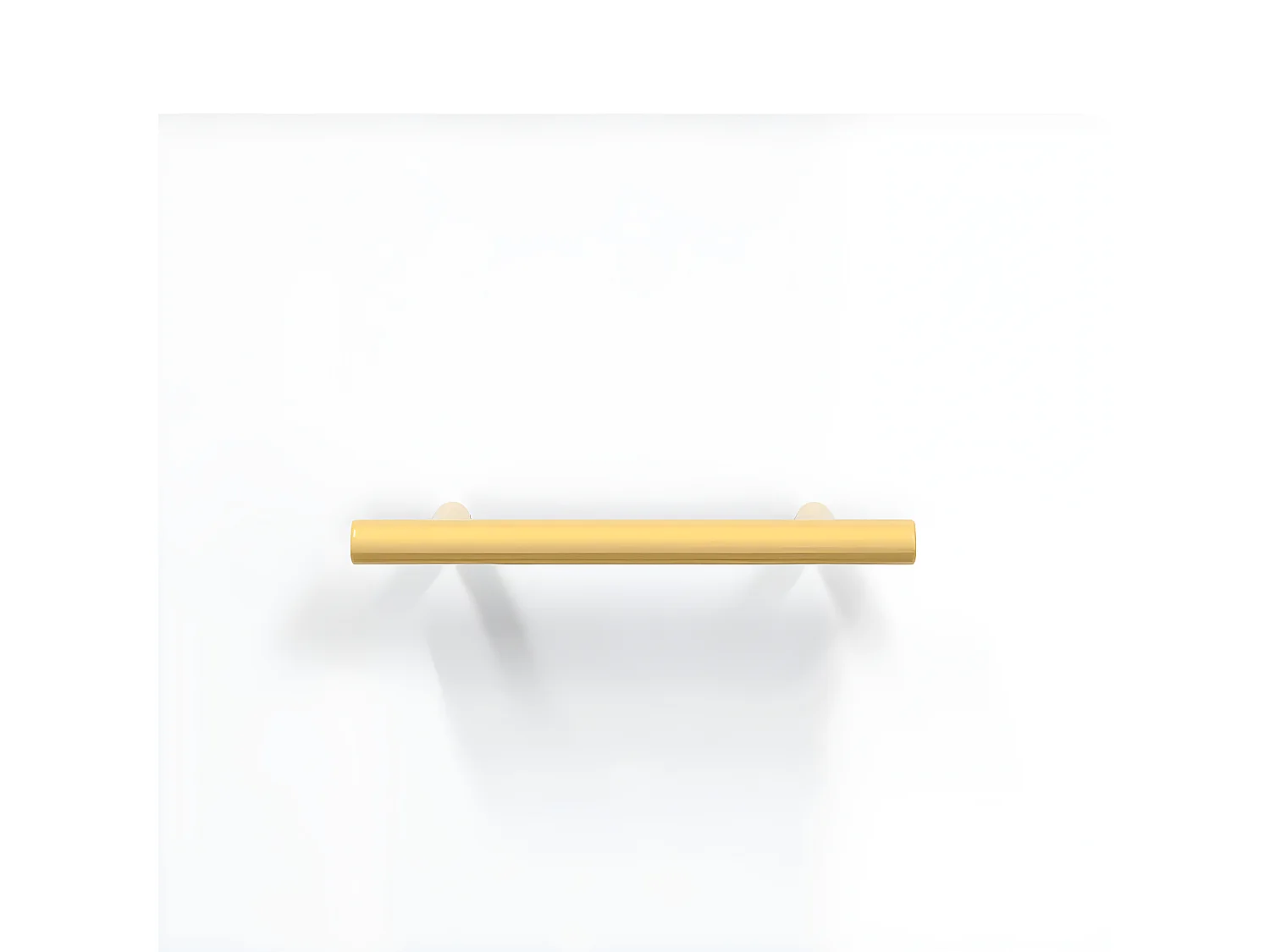 Meuble TV blanc brillant 150x36x30 cm bois d'ingénierie