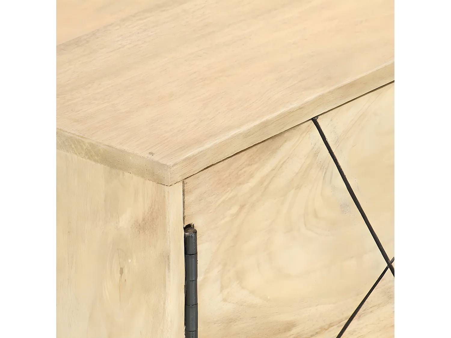 TV-Schrank 140x30x40 cm aus massivem Mangoholz