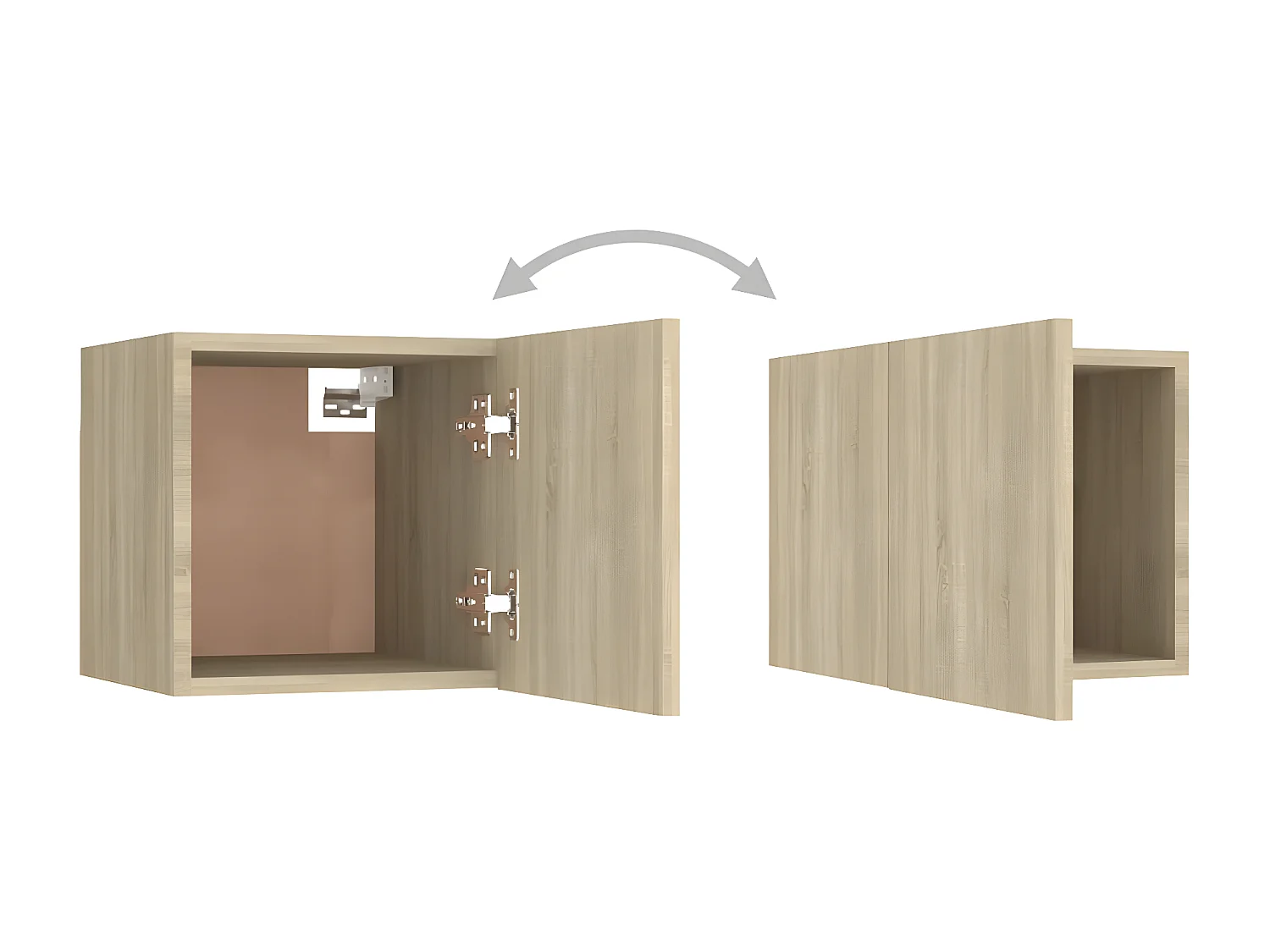 Ensemble de meubles TV 3 pcs Chêne sonoma Aggloméré