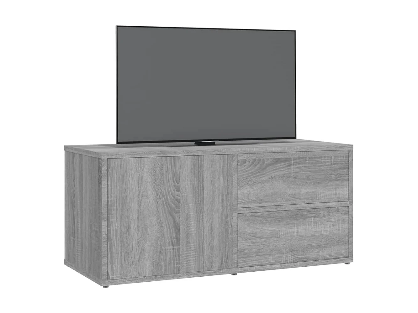 Meuble TV Sonoma gris 80x34x36 cm Bois d'ingénierie