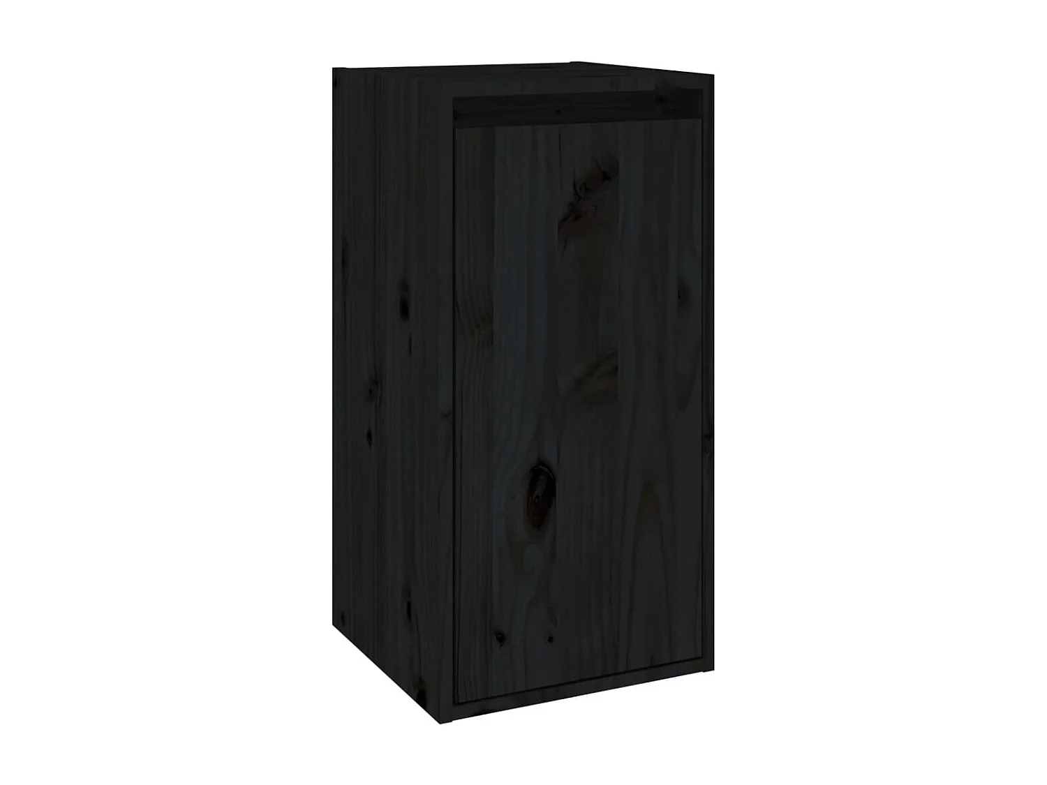 Meubles TV 5 pcs Noir Bois massif de pin