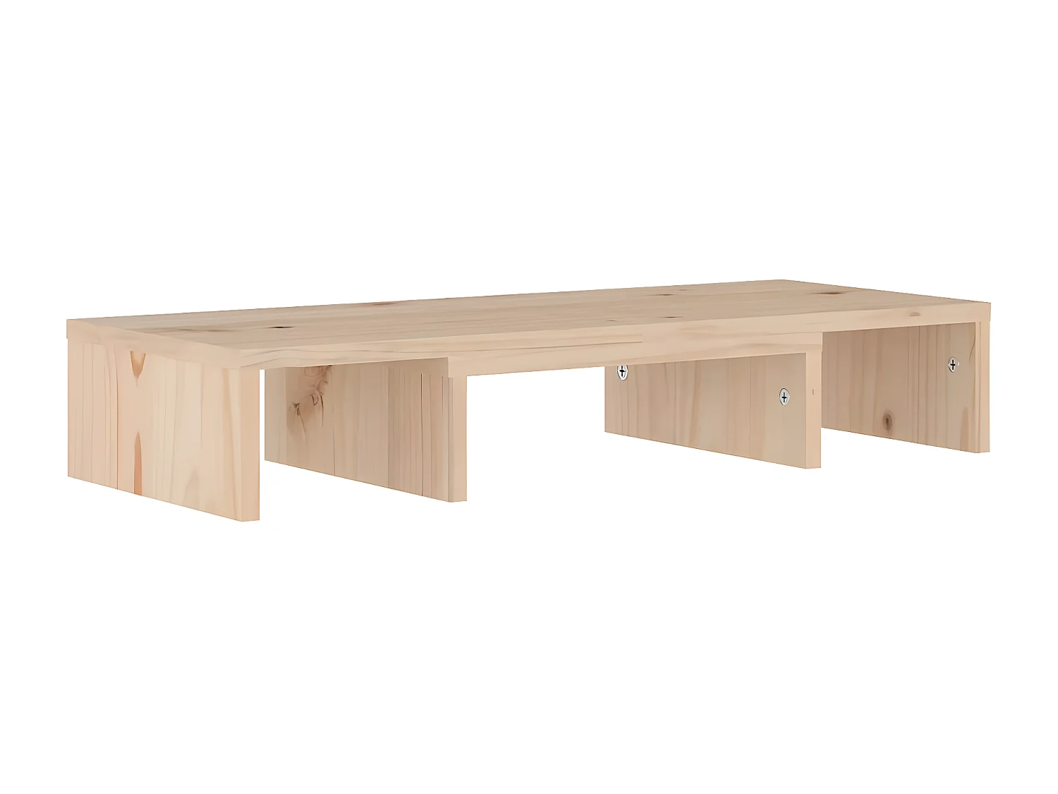Support de moniteur 60x24x10,5 cm Bois de pin solide