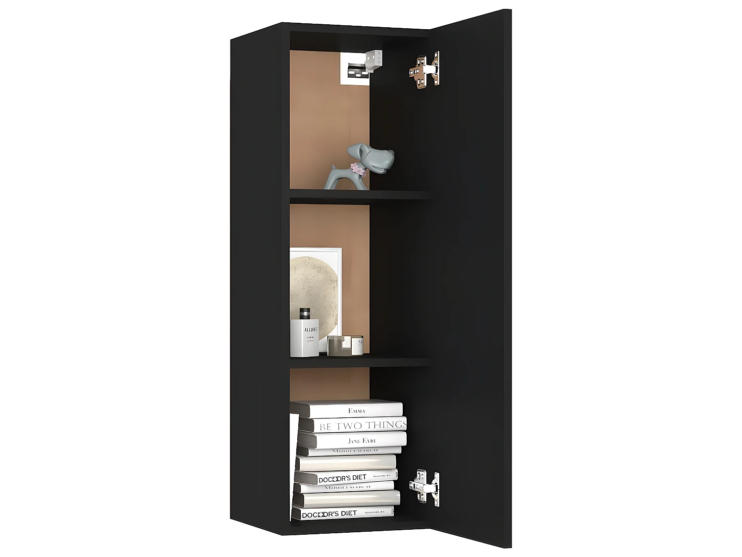 Ensemble de meubles TV 4 pcs Noir Aggloméré