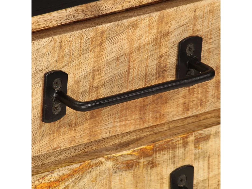 Meuble TV avec tiroirs 120 x 30 x 40 cm Bois massif de manguier