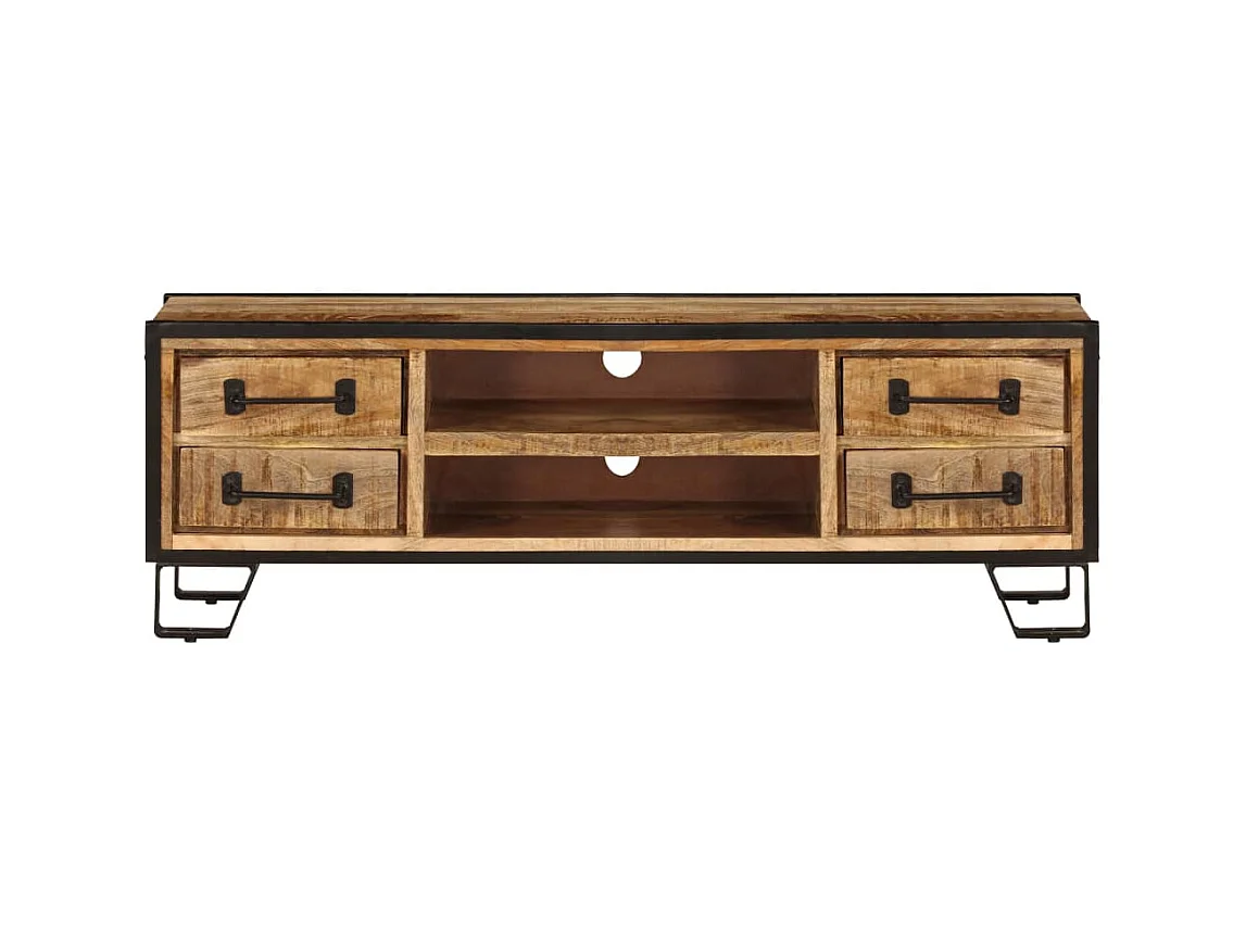 TV-meubel met lades 120 x 30 x 40 cm Massief mangohout