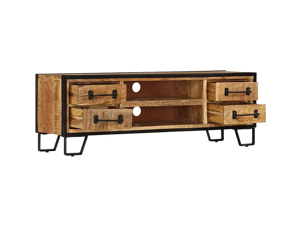 TV-meubel met lades 120 x 30 x 40 cm Massief mangohout