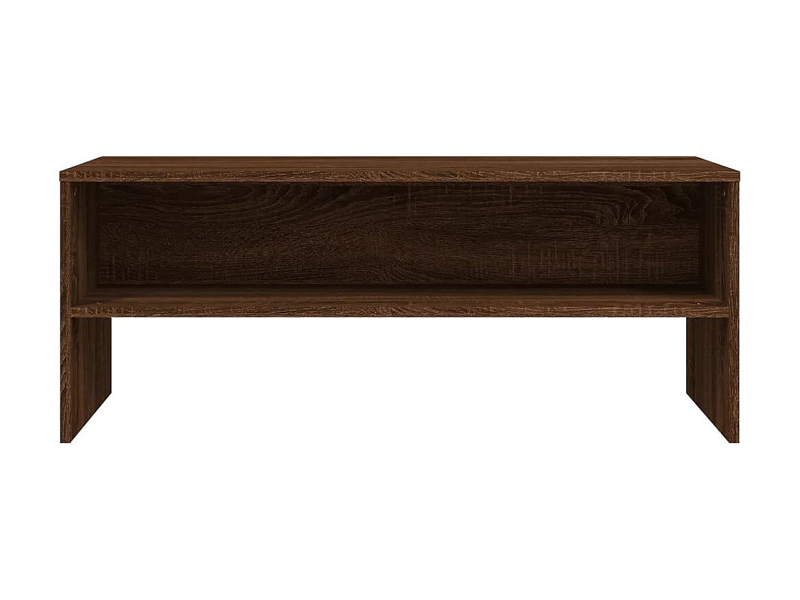 Meuble TV Chêne marron 100x40x40 cm Bois d'ingénierie