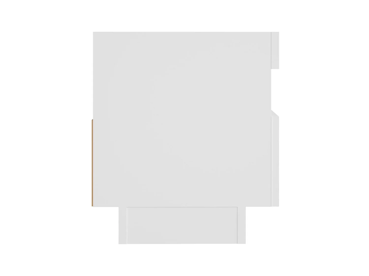 TV-meubel met witte LED-verlichting 80x35x40 cm