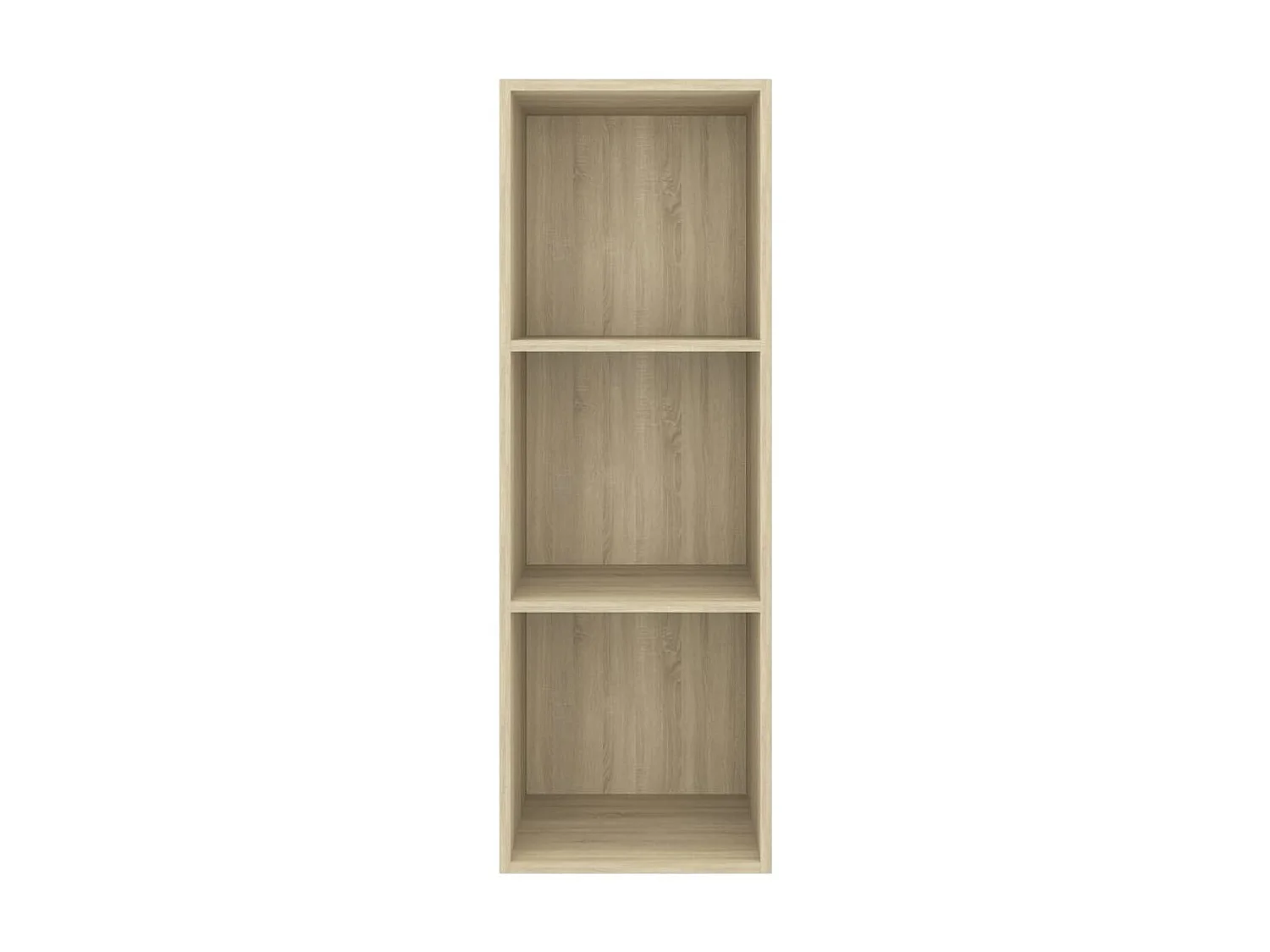 Mobile TV a parete Rovere Sonoma 37x37x107 cm Truciolare