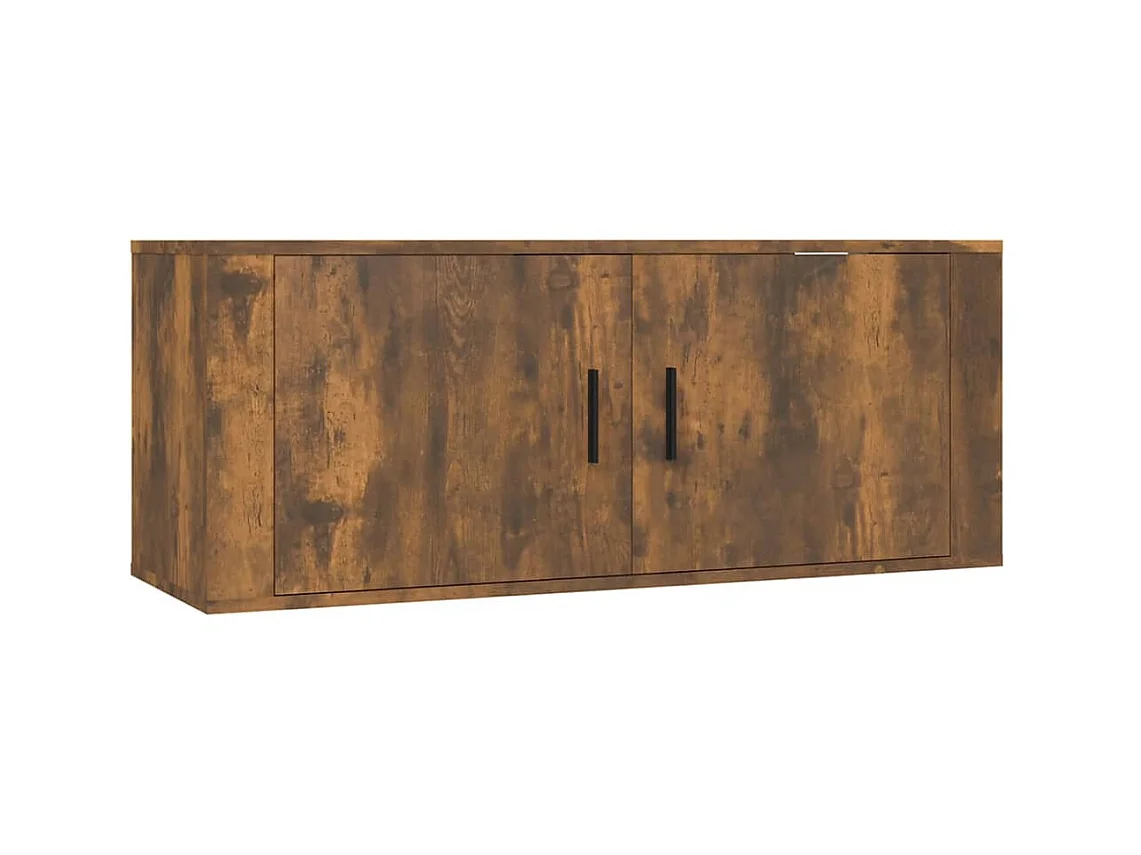 Ensemble de meubles TV 3 pcs Chêne fumé Bois d'ingénierie