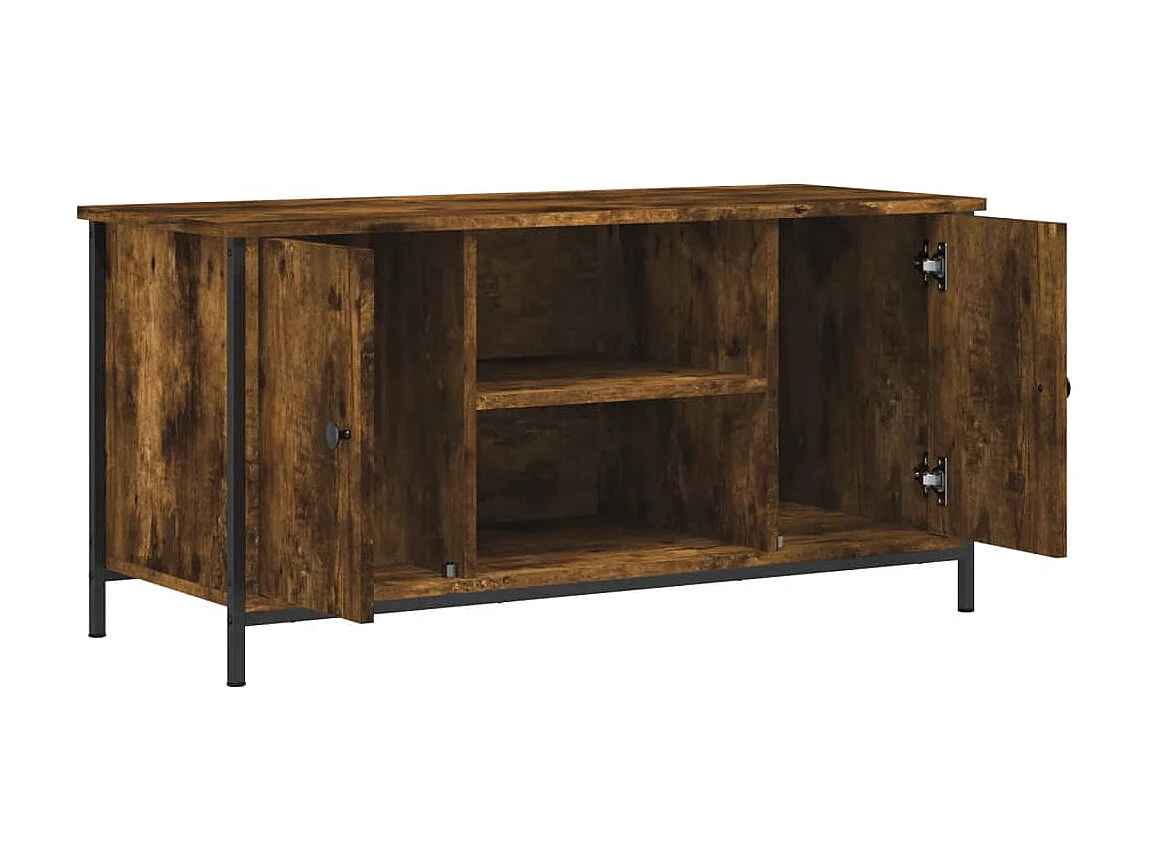 TV-Schrank Räuchereiche 100x40x50 cm Holzwerkstoff