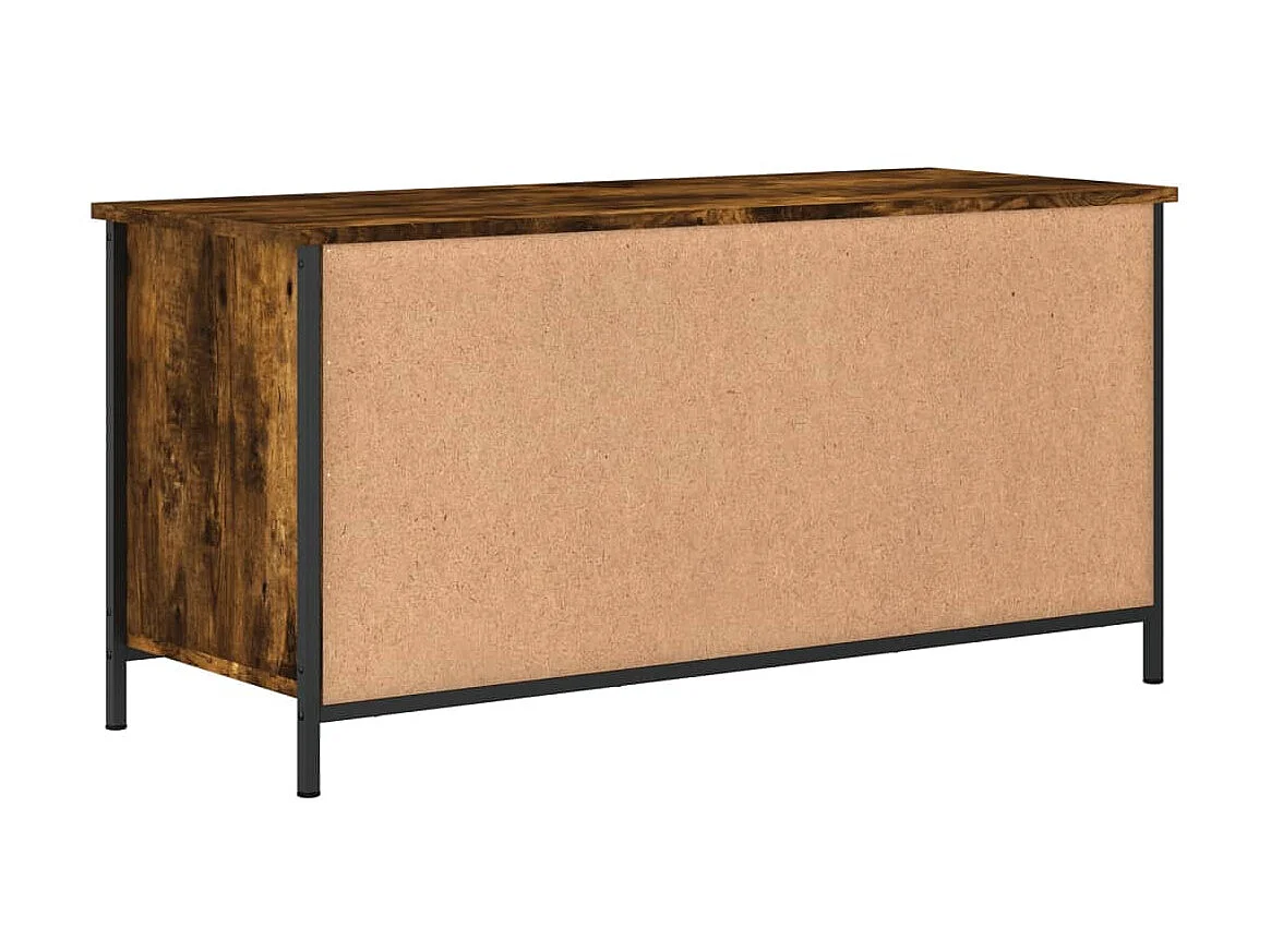 TV-Schrank Räuchereiche 100x40x50 cm Holzwerkstoff