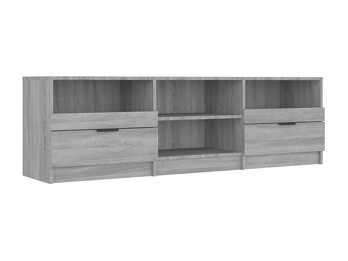 Meuble TV Sonoma gris 150x33,5x45 cm Bois d'ingénierie