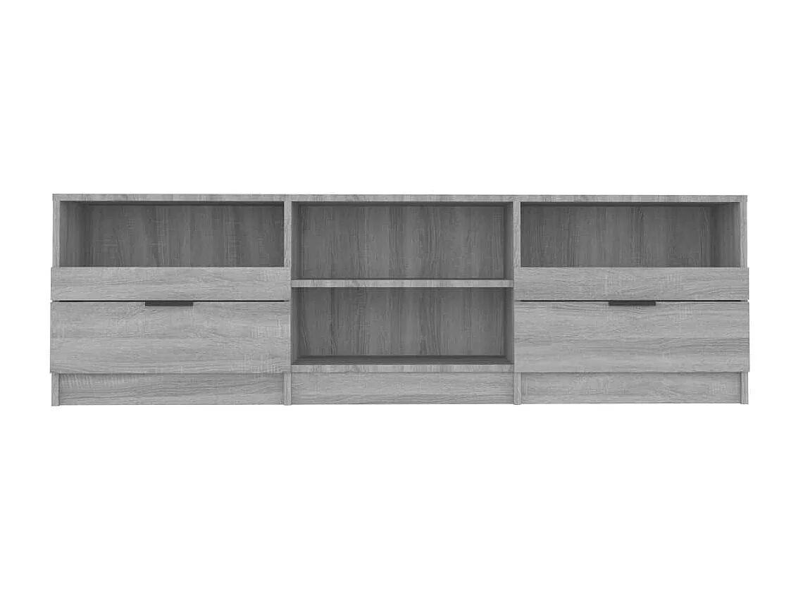Meuble TV Sonoma gris 150x33,5x45 cm Bois d'ingénierie