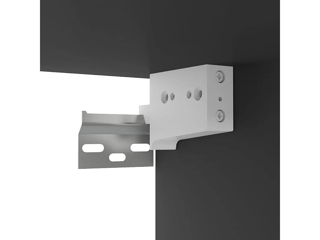 Hangend TV-meubel Zwart 60x30x30 cm